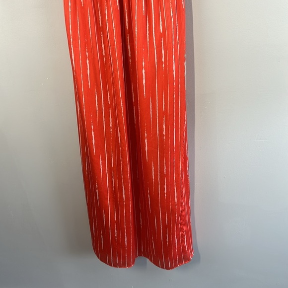 Sacking & Babi Reid Dress Striped Orange Shibori- Anthropologie Size 2 - Picture 5 of 16
